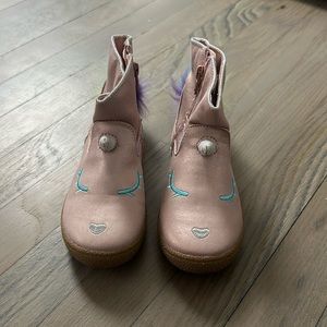 Cat and Jack Unicorn Boots Size 12